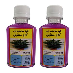 کود مایع محرک رشد کاج مطبق مدل super powerحجم  120 میلی لیتر بسته دو عددی